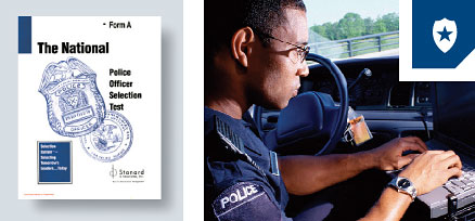 police test officer selection national background